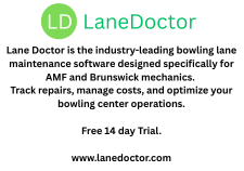 Lane Doctor - Industry-leading bowling lane maintenance software
